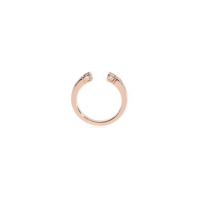 Bague Burato Linea Fine en or rose et diamants